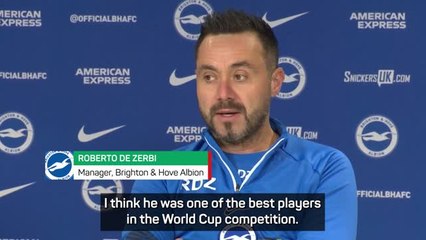 'Proud' De Zerbi brands Mac Allister 'one of the best' at Qatar 2022