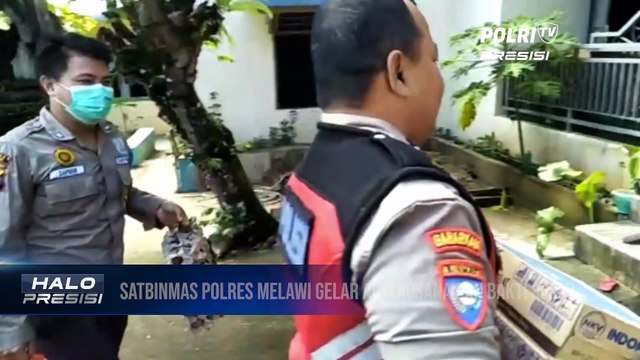 Satbinmas Polres Melawi Bersama Satpam Gelar Anjangsana Dan Bakti Sosial Penyerahan Sembako Ke Yayasan Bhakti Luhur