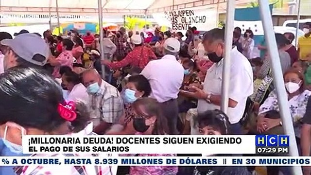 Millonaria Deuda del Estado a docentes que exigen el pago de salarios