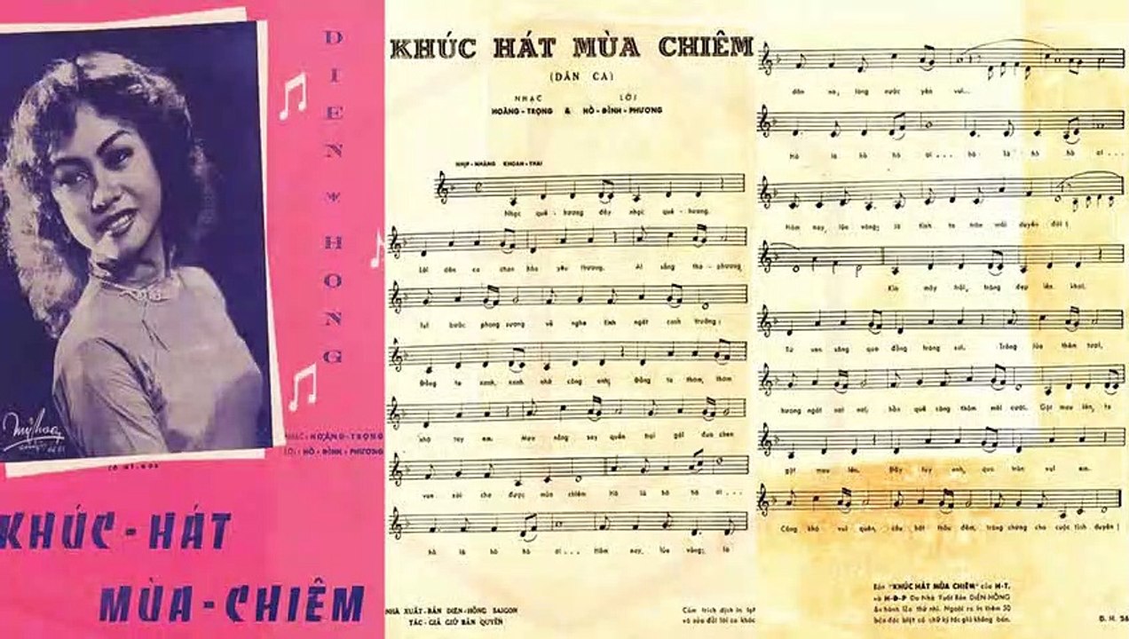 Khúc Hát Mùa Chiêm (Hoàng Trọng, Hồ Đình Phương) Duy Khánh, Hoàng Oanh Pre 1975
