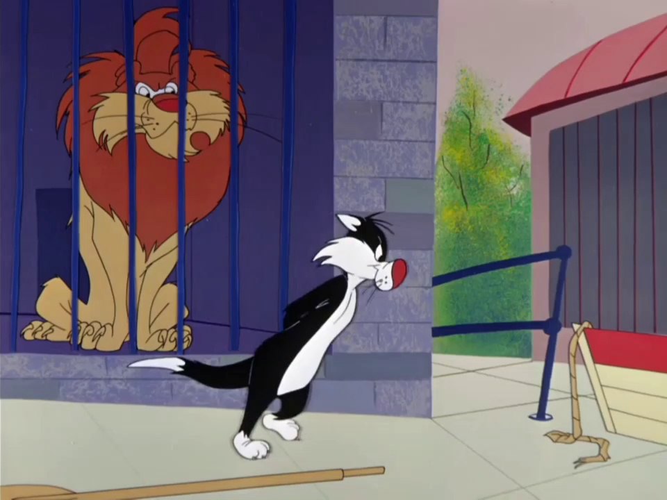 SILVESTRE y  PIOLIN - Un Gato En El Zoológico [Dibujos Animados del Ayer]