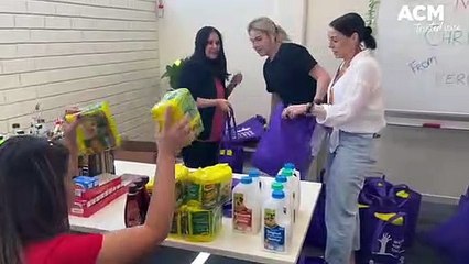 Veritas House Hamper Packing.