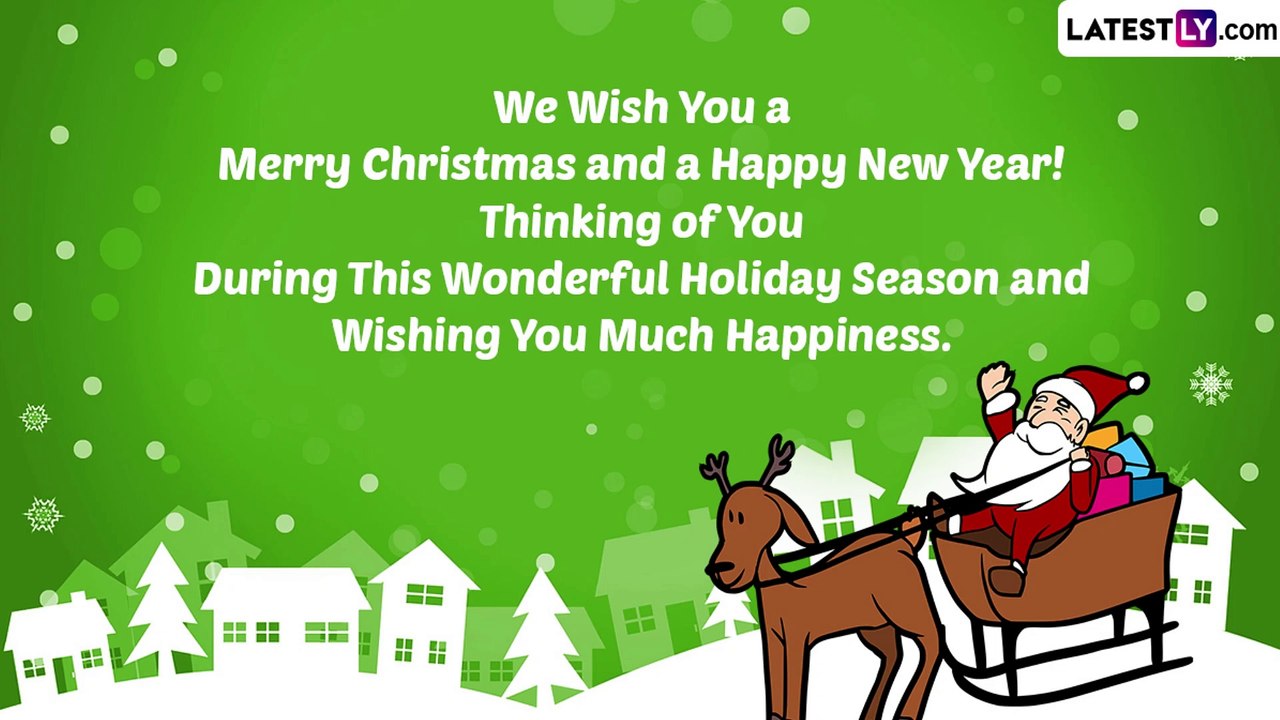 Christmas and Happy New Year 2023 Greetings: Sh...