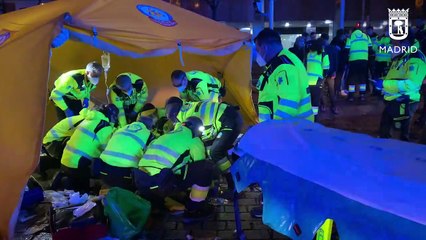 Muere un motorista de 23 años tras chocar con un VTC en el Paseo de la Castellana