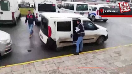 Karaman'da yalnız gördüğü kadınların başına odunla vuran kişi tutuklandı