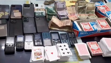 जुआरियों ने कान पकड़कर कहा अब नहीं खेलेंगे ताशपत्ती से जुआं