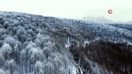 Bursa’da kar kartpostallık görüntüler oluşturdu