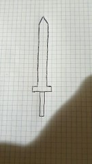 spada fai da te per giocatoli