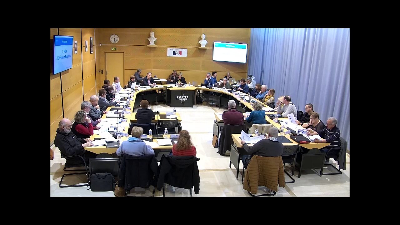 Vidéo du Conseil municipal du 19/12/2022 (partie 1/2)