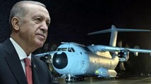 Cumhurbaşkanı Erdoğan, yurda dönen 'Koca Yusuf' uçaklarının ekibine hitap etti