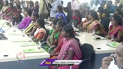 Minister Harish Rao Explains About KCR Nutrition Kits _ V6 News