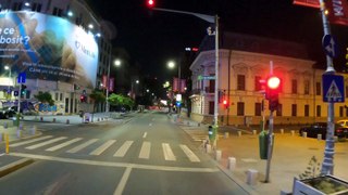 Bucharest After Midnight Drive, Calea Victoriei, 4K Video