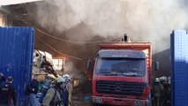İstanbul’da yangın: Depo alev alev