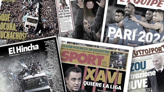 Un cador européen rêve de Zinedine Zidane, l'Argentine en folie pour le retour des champions du Monde