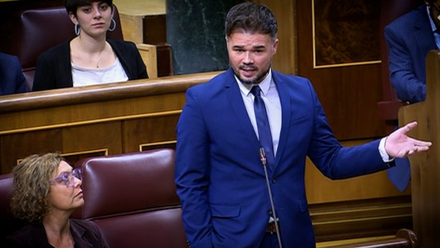 Sánchez fía al Congreso la solución al bloqueo del TC mientras Rufián le tiende la mano: Háganlo. Ahí estaremos