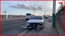 Northumbria Police confirm crashed car abandoned in Roker area of Sunderland is to be removed
