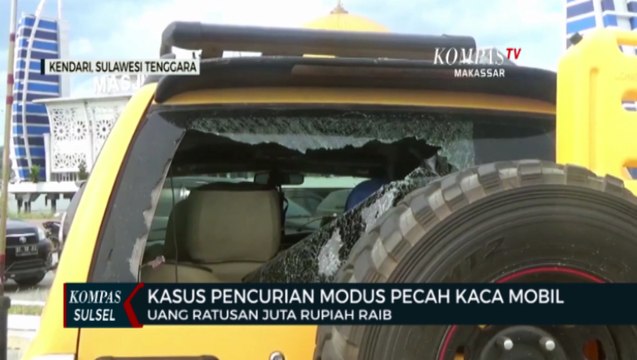 Pencurian Modus Pecah Kaca, Uang Ratusan Juta Rupiah Raib
