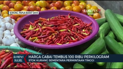 Harga Cabai Tembus 100 Ribu Perkilogram