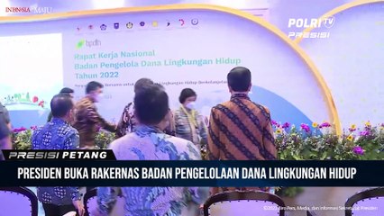 Presiden Jokowi Buka Rakernas Badan Pengelolaan Dana Lingkungan Hidup, Jakarta