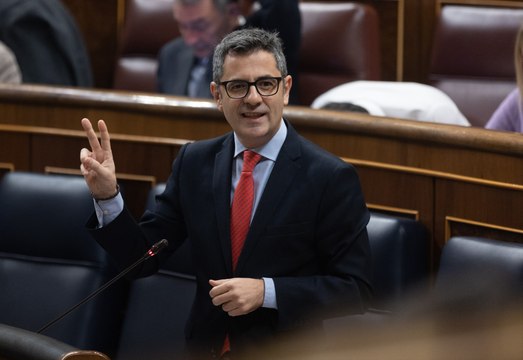 Bolaños responde a la querella de Vox: “No es nuevo que la ultraderecha quiera meter en prisión a socialistas”