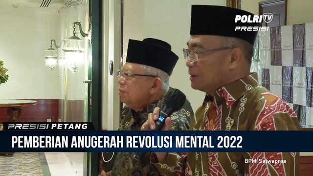 Keterangan Pers Menteri PMK, Setelah Acara Anugerah Revolusi Mental 2022