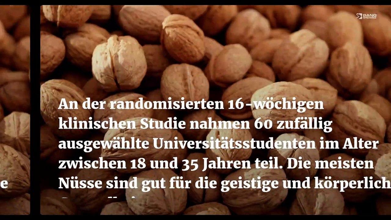 Walnüsse reduzieren den Stress von Universitätsstudenten