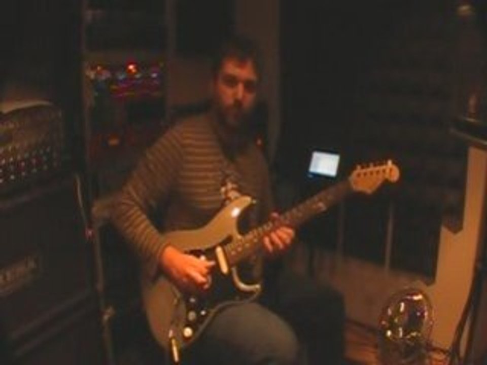 Inca silver stratocaster
