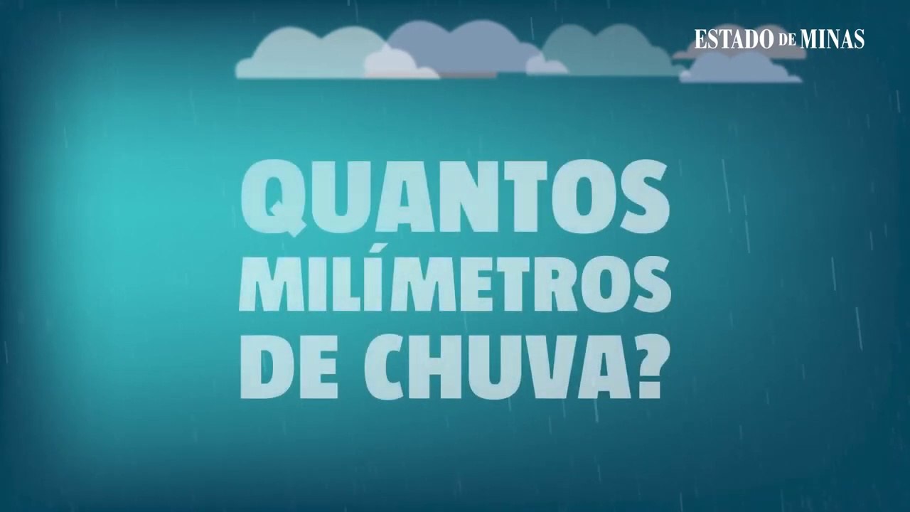 Como calcular o volume da chuva?
