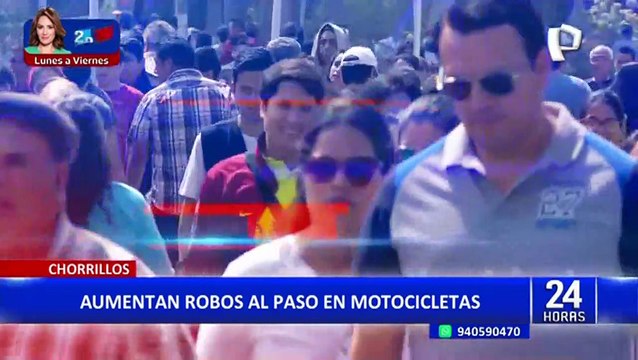 Chorrillos: vecinos denuncian ola de asaltos en motocicletas