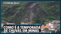 Temporada de chuvas em Minas: as regiões historicamente mais atingidas