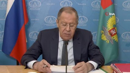 Rusya Dışişleri Bakanı Lavrov: "Gaz dağıtım merkezi için Ankara ve diğer muhataplarımızla görüşüyoruz"