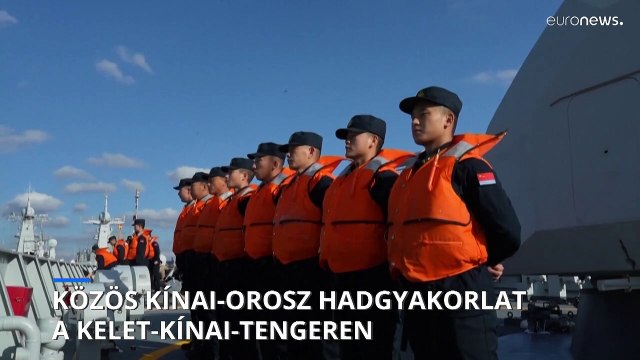 Közös kínai-orosz hadgyakorlat a Kelet-kínai-tengeren