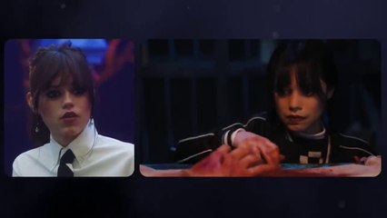 The Cast Of Wednesday Reacts To THAT Thing Scene | Netflix