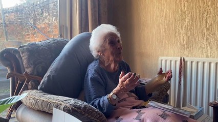 Gladys Banks celebrates her birthday on Christmas Day