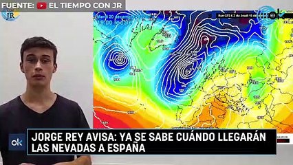 Jorge Rey avisa: ya se sabe cuándo llegarán las nevadas a España