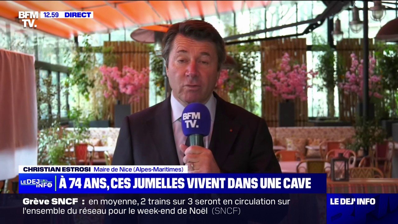 La situation des sœurs jumelles vivant dans une cave "attriste" Christian Estrosi