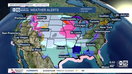 Brutal cold air moving across the country