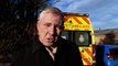 Ambulance strikes: Chris Jenkinson Unison regional official on the picket line in Hull