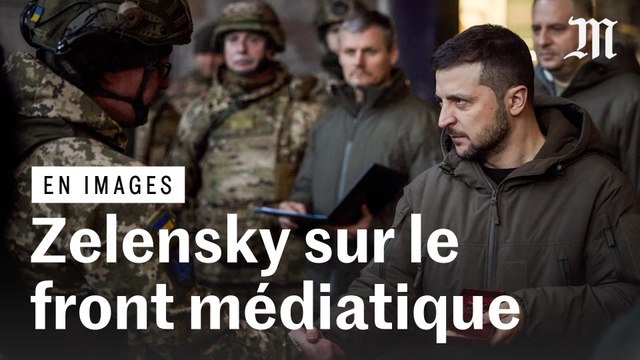 Le président ukrainien se rend au front avant sa visite aux Etats-Unis