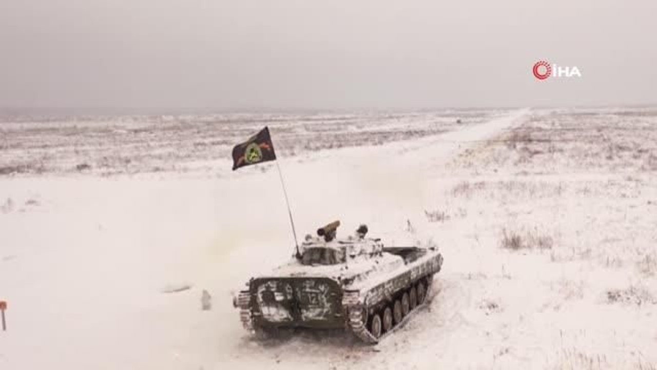 Rus ve Belarus askerlerinden ortak savaş tatbikatı