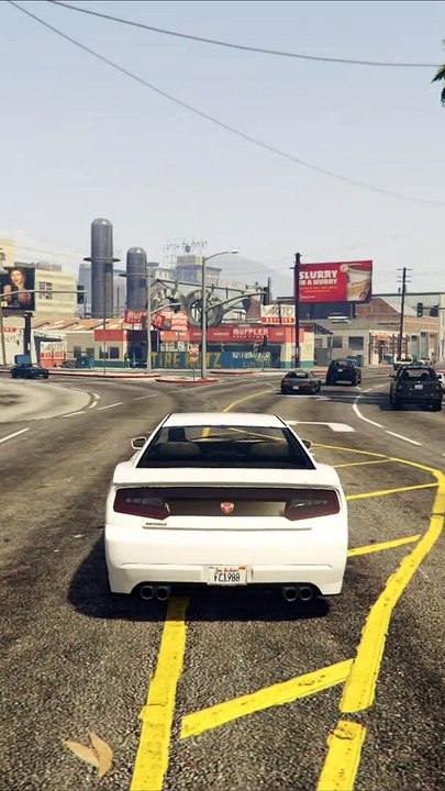 Bate mas não perde a direção #GTA V Português Brasil