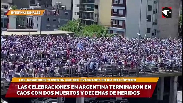 Las celebraciones en Argentina terminaron en caos con dos muertos y decenas de heridos
