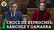 Cruce de reproches entre Sánchez y Gamarra: del 