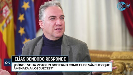 Elías Bendodo: "¿Dónde se ha visto un Gobierno como el de Sánchez que amenaza a los jueces?"