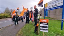 EMAS GMB Ambulance Strike, Kettering Ambulance Station