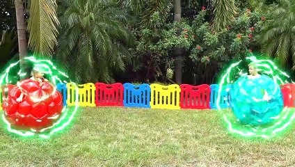 Diana and Roma play Outdoor Games