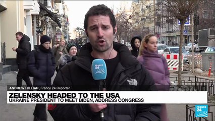 Zelensky on way to US with military aid likely to top agenda