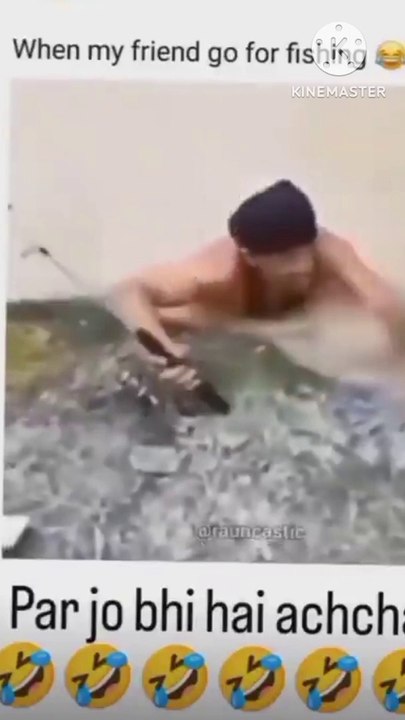 Comedy and entertainment vdeo fishing vdeo