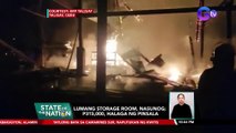 Lumang storage room, nasunog; P315,000, halaga ng pinsala | SONA