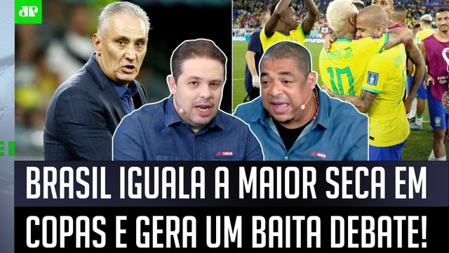 NUNCA! É MUITO FALSO falar que o Brasil é... OLHA esse BAITA DEBATE sobre a Seleção na Copa!